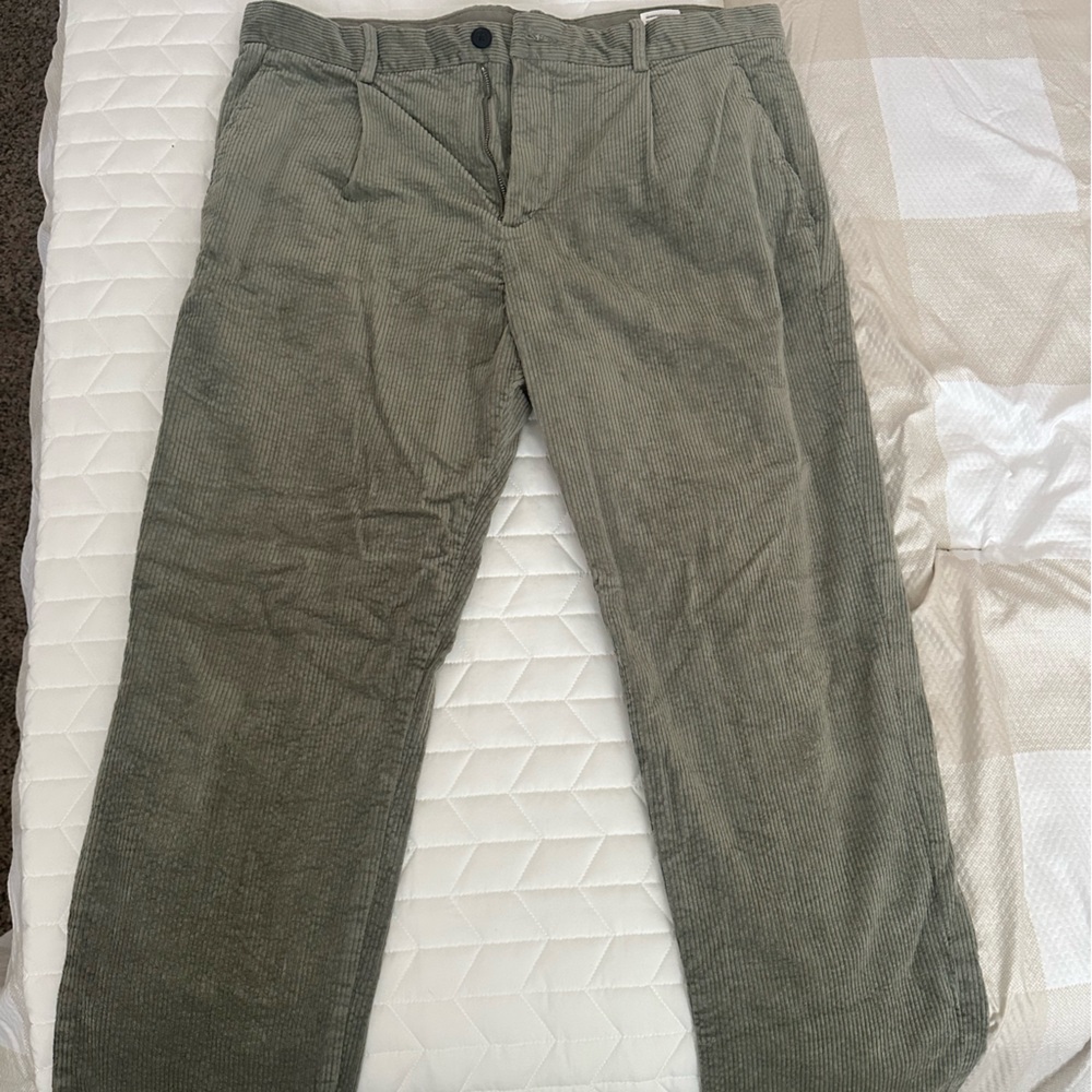 H&M Khaki Corduroy Pants